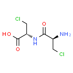 ChemSpider 2D Image | 3-Chloro-L-alanyl-3-chloro-L-alanine | C6H10Cl2N2O3