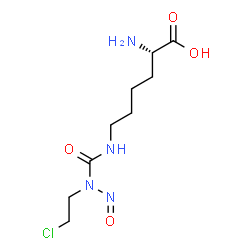 ChemSpider 2D Image | N~6~-[(2-Chloroethyl)(nitroso)carbamoyl]-L-lysine | C9H17ClN4O4