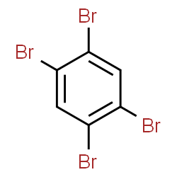 ChemSpider 2D Image | 1,2,4,5-Tetrabromobenzene | C6H2Br4
