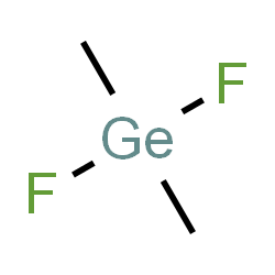 ChemSpider 2D Image | Difluoro(dimethyl)germane | C2H6F2Ge