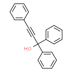 ChemSpider 2D Image | 1,1,3-Triphenyl-2-propyn-1-ol | C21H16O