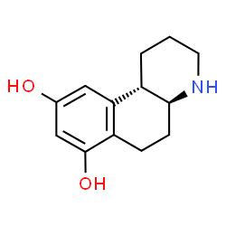 ChemSpider 2D Image | (4aS,10bS)-1,2,3,4,4a,5,6,10b-Octahydrobenzo[f]quinoline-7,9-diol | C13H17NO2