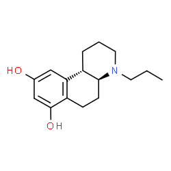 ChemSpider 2D Image | (4aS,10bS)-4-Propyl-1,2,3,4,4a,5,6,10b-octahydrobenzo[f]quinoline-7,9-diol | C16H23NO2