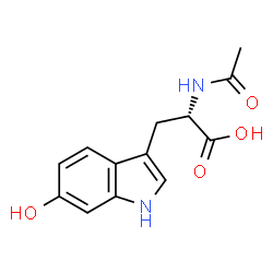 ChemSpider 2D Image | N-Acetyl-6-hydroxy-L-tryptophan | C13H14N2O4