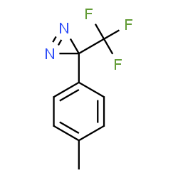 ChemSpider 2D Image | 3-(4-Tolyl)-3-(trifluoromethyl)diazirine | C9H7F3N2