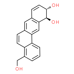 ChemSpider 2D Image | (10S,11S)-4-(Hydroxymethyl)-10,11-dihydro-10,11-tetraphenediol | C19H16O3