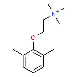 ChemSpider 2D Image | N,N,N-Trimethyl-(2-(2,6-xylyloxy)ethyl)ammonium | C13H22NO