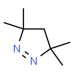 ChemSpider 2D Image | 3,3,5,5-Tetramethyl-4,5-dihydro-3H-pyrazole | C7H14N2