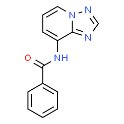 ChemSpider 2D Image | N-([1,2,4]Triazolo[1,5-a]pyridin-8-yl)benzamide | C13H10N4O