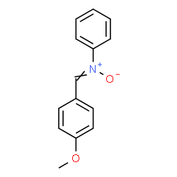 ChemSpider 2D Image | N-(4-Methoxybenzylidene)-N-phenylamine oxide | C14H13NO2