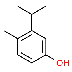 ChemSpider 2D Image | 3-Isopropyl-4-methylphenol | C10H14O