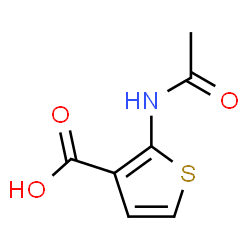 ChemSpider 2D Image | 2-Acetamido-3-thiophenecarboxylic acid | C7H7NO3S