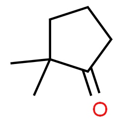 ChemSpider 2D Image | 2,2-Dimethylcyclopentanone | C7H12O