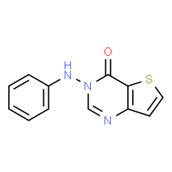 ChemSpider 2D Image | 3-Anilinothieno[3,2-d]pyrimidin-4(3H)-one | C12H9N3OS