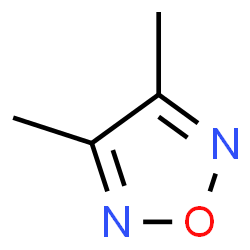ChemSpider 2D Image | 3,4-Dimethylfurazan | C4H6N2O