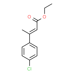 ChemSpider 2D Image | Ethyl (2E)-3-(4-chlorophenyl)-2-butenoate | C12H13ClO2