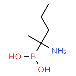 ChemSpider 2D Image | (2-Amino-2-pentanyl)boronic acid | C5H14BNO2