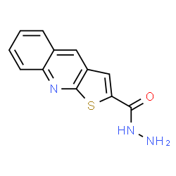 ChemSpider 2D Image | Thieno[2,3-b]quinoline-2-carbohydrazide | C12H9N3OS
