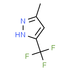 ChemSpider 2D Image | 3-Methyl-5-(trifluoromethyl)pyrazole | C5H5F3N2