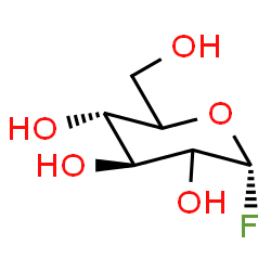 ChemSpider 2D Image | alpha-D-threo-Hexopyranosyl fluoride | C6H11FO5
