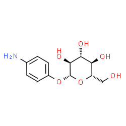ChemSpider 2D Image | 4-Aminophenyl beta-L-glucopyranoside | C12H17NO6