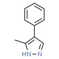 ChemSpider 2D Image | 5-Methyl-4-phenyl-1H-pyrazole | C10H10N2