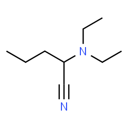 ChemSpider 2D Image | 2-(Diethylamino)pentanenitrile | C9H18N2