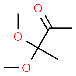 ChemSpider 2D Image | 3,3-Dimethoxybutan-2-one | C6H12O3