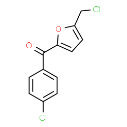 ChemSpider 2D Image | 2-(4-chlorobenzoyl)-5-(chloromethyl)furan | C12H8Cl2O2