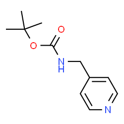 ChemSpider 2D Image | N-Boc-4-aminomethylpyridine | C11H16N2O2