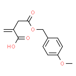 ChemSpider 2D Image | 4-(4-Methoxybenzyl) Itaconate | C13H14O5