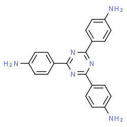 ChemSpider 2D Image | 2,4,6-tris(4-aminophenyl)-1,3,5-triazine | C21H18N6