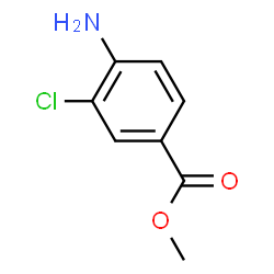 ChemSpider 2D Image | Methyl 4-amino-3-chlorobenzoate | C8H8ClNO2