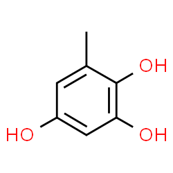 ChemSpider 2D Image | 2,3,5-Trihydroxytoluene | C7H8O3