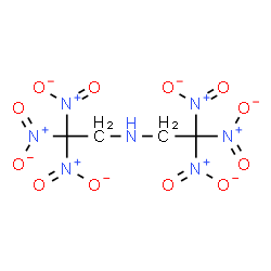 ChemSpider 2D Image | Bis(2,2,2-trinitroethyl)-amine | C4H5N7O12