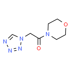 ChemSpider 2D Image | 1-(4-Morpholinyl)-2-(1H-tetrazol-1-yl)ethanone | C7H11N5O2