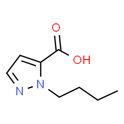 ChemSpider 2D Image | 2-butylpyrazole-3-carboxylic acid | C8H12N2O2