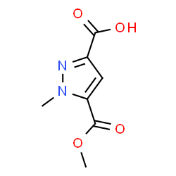 ChemSpider 2D Image | 5-Methyl 1-methyl-1H-pyrazole-3,5-dicarboxylate | C7H8N2O4