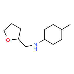 ChemSpider 2D Image | 4-Methyl-N-(tetrahydro-2-furanylmethyl)cyclohexanamine | C12H23NO