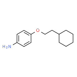 ChemSpider 2D Image | 4-(2-Cyclohexylethoxy)aniline | C14H21NO