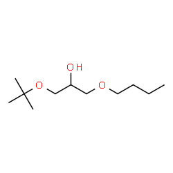 ChemSpider 2D Image | 1-Butoxy-3-[(2-methyl-2-propanyl)oxy]-2-propanol | C11H24O3