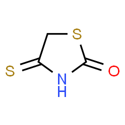 ChemSpider 2D Image | 4-thioxothiazolidin-2-one | C3H3NOS2