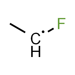 ChemSpider 2D Image | 1-Fluoroethyl | C2H4F