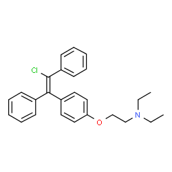 ChemSpider 2D Image | enclomifene | C26H28ClNO