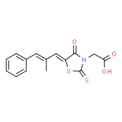ChemSpider 2D Image | Epalrestat | C15H13NO3S2