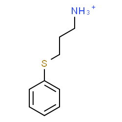 ChemSpider 2D Image | 3-(Phenylsulfanyl)-1-propanaminium | C9H14NS