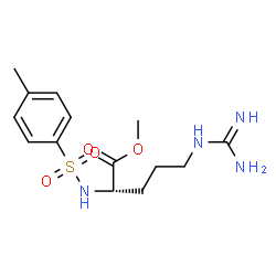 ChemSpider 2D Image | METHYL P-TOLUENESULFONYL-L-ARGININATE | C14H22N4O4S