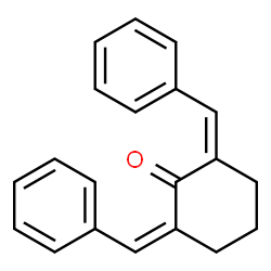 ChemSpider 2D Image | (2Z,6Z)-2,6-Dibenzylidenecyclohexanone | C20H18O