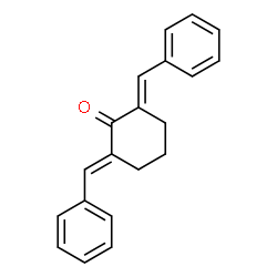 ChemSpider 2D Image | (2E,6E)-2,6-Dibenzylidenecyclohexanone | C20H18O