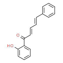 ChemSpider 2D Image | (2E,4E)-1-(2-Hydroxyphenyl)-5-phenyl-2,4-pentadien-1-one | C17H14O2